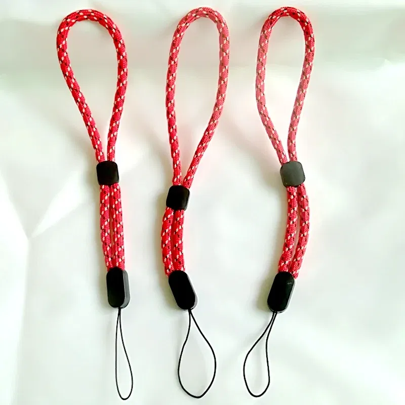 Color: Silver / Gray - Hand Wrist Strap Lanyard Adjustable Colorful Nylon Hand Wrist Straps for GoPro Camera Keys Keychain Phone USB Flash Drive Badge