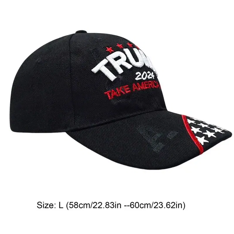 Color: Red, Ships From: CHINA - Donald Trump Hat Take America Back Trump Hat 2024 Breathable Embroidery Baseball Hat Adjustable For Boys Girls Women Men