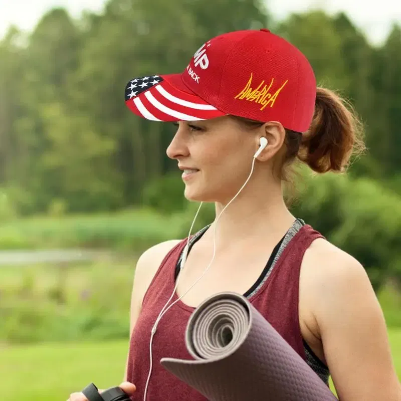 Color: Red, Ships From: CHINA - Donald Trump Hat Take America Back Trump Hat 2024 Breathable Embroidery Baseball Hat Adjustable For Boys Girls Women Men