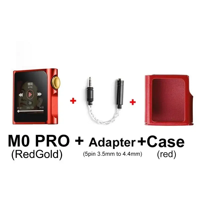 Color: Gold, Ships From: CHINA - New! M0 Pro Hi-Res Audio HIFI Bluetooth Portable Music MP3 Player DAP USB DAC Dual ES9219C LDAC aptX PCM384 DSD128