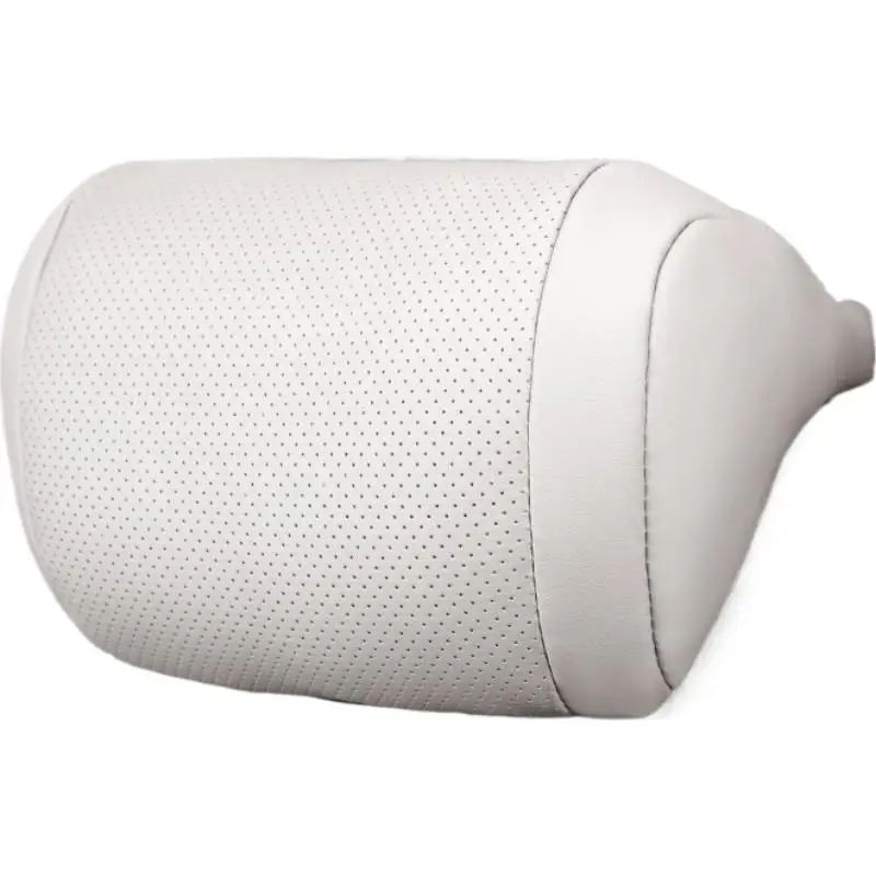 Color: WHITE - Universal Car Seat Headrest Neck Pillow, 3D Ergonomic Travel Neck Rest, Soft Fluffy Comfortable Neck Support, Neck Protection