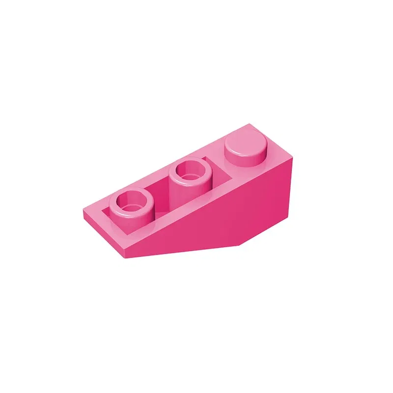 Color: light yellow - Gobricks GDS-596 Slope, Inverted 33 3 x 1 compatiblewith lego 4287 pieces of children's toys Assembles Building Blocks Technical
