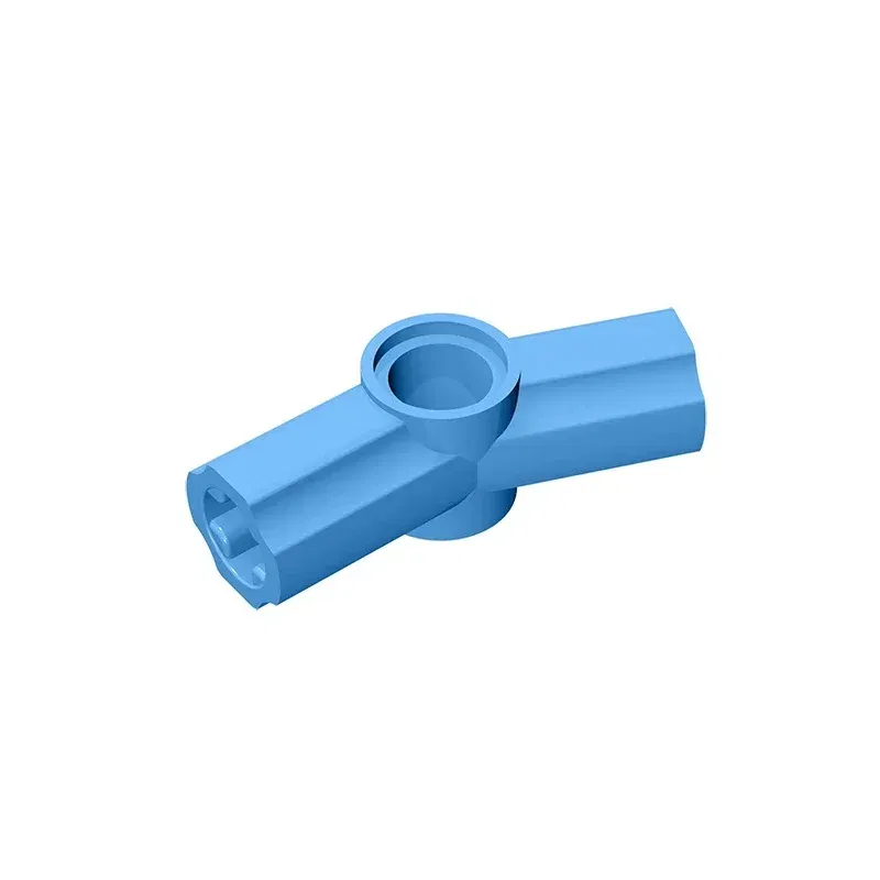 Color: BROWN - Gobricks GDS-918 Technical, Axle and Pin Connector Angled #3 - 157.5 degrees compatible with lego 32016 Building Blocks