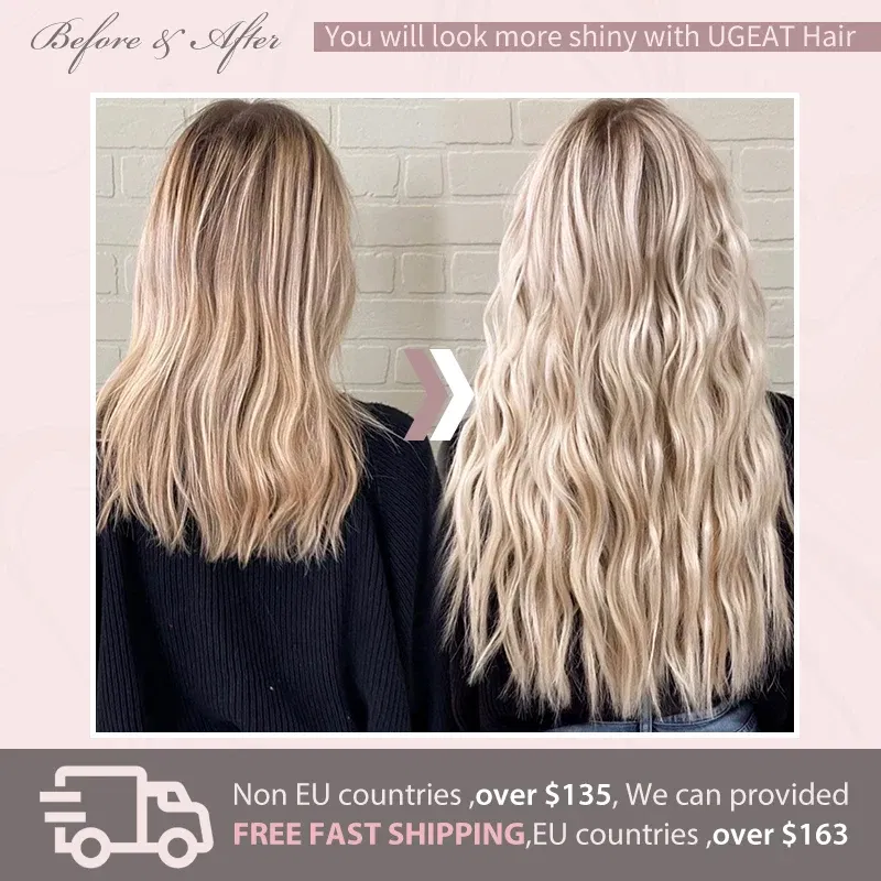 Color: Black Wine, Length: 20 INCHES, Weight Per Package: 120g/Set - [16 Colors] Ugeat Clip in Hair Extensions Human Hair 14-22" Double Weft Remy Hair Full Head Clip in Extensions for Woman 7Pcs