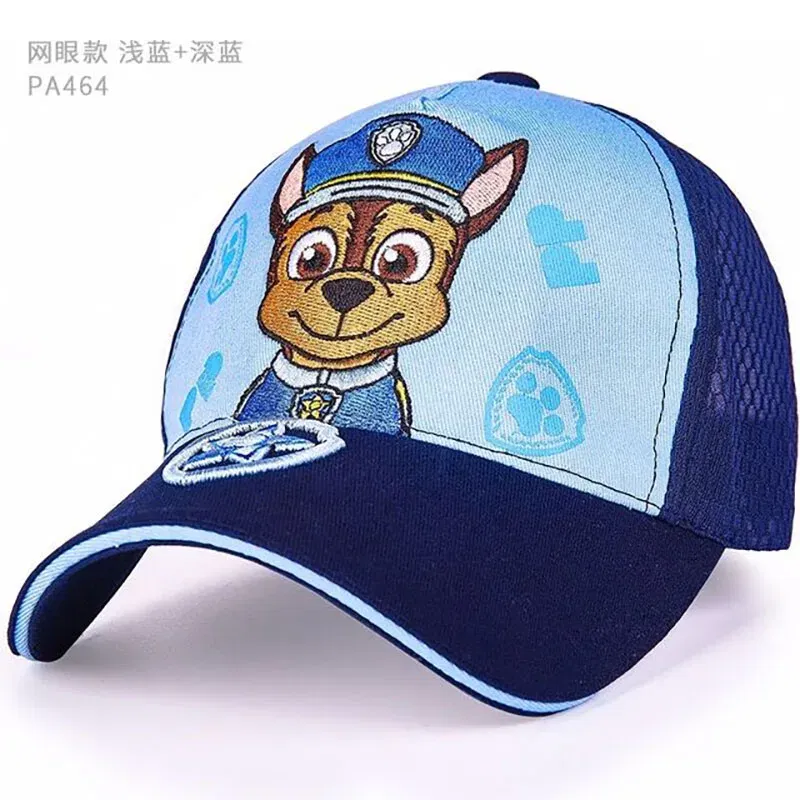 Color: Yellow - Genuine Paw Patrol Cartoon Child Baseball Cap Hip Hop Mesh Sun Protection Sun Hat Boys Girls Caps Snap back Hats Sports Hat
