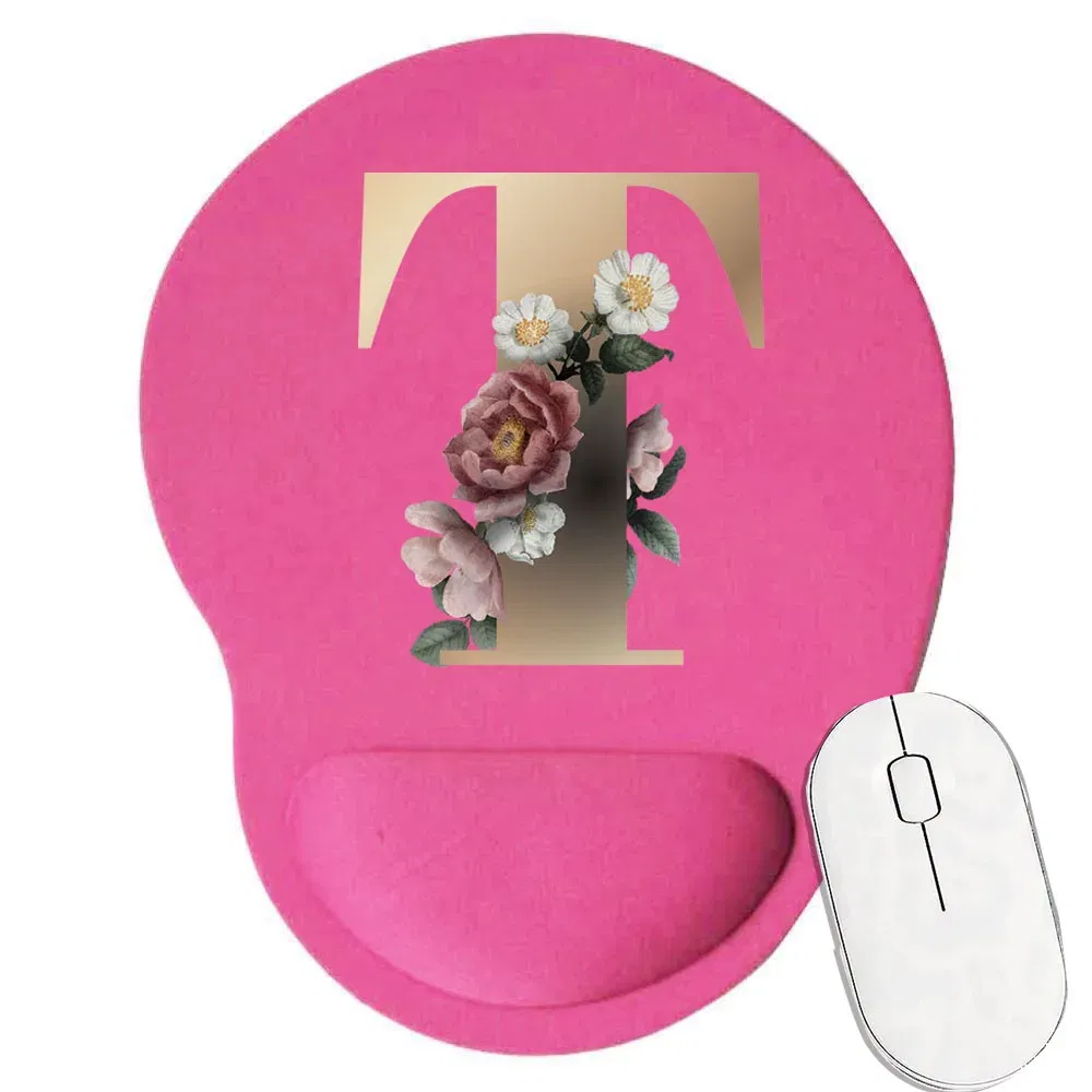 Color: black - Mouse Pad Gaming MousePad Premium Mousepad Speed and Control Desk Pad Pink Mouse Mat High-Grade Desk Mat Gold Letter Series