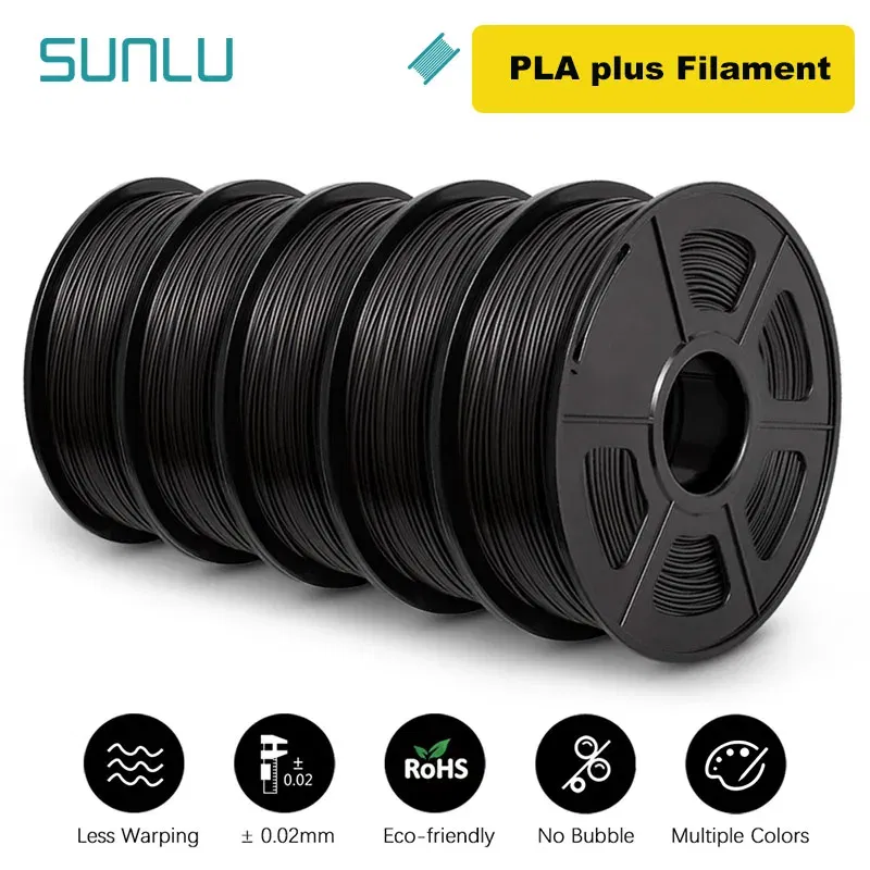 Color: Lanvender, Ships From: CHINA - Top 5KG 3D PLA/PETG/PLA PLUS/Clear Filament 1.75mm 5Roll 1KG 3D Printer Neatly Wound 3D Filament for 3D Printer& 3D Pen