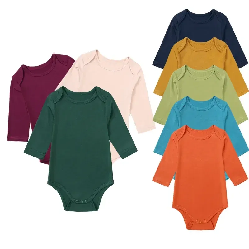 Color: Beige, Kid Size: 18M - 2025 Summer Newborn Boy Girl Romper Baby Bamboo Fiber Breathable Clothing Long Sleeve Toddler Jumpsuit Infant Bodysuit Pajamas