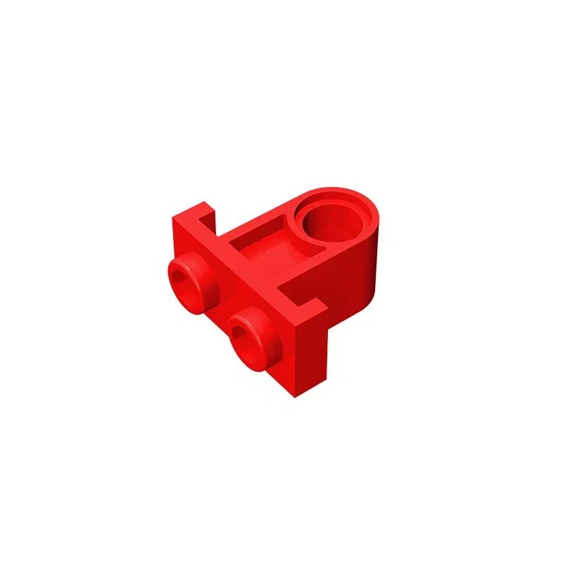 Color: green - Gobricks GDS-938 Technical, Pin Connector Plate with One Hole compatible with lego 32529 DIY Educational Building Blocks Tech