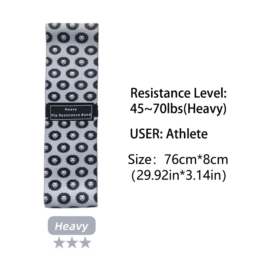 Color: light yellow - Fabric Resistance Hip Booty Bands Glute Thigh Elastic Workout Bands Squat Circle Stretch Fitness Strips Loops Yoga Gym Equipment