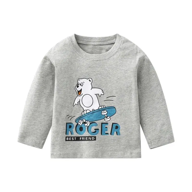Color: Yellow, Kid Size: 3T?€?€·?¤–运动?‰ - Children's long-sleeved T-shirt 2024 spring & fall new style small and medium-sized kidsren's baby round neck bottoming shirt