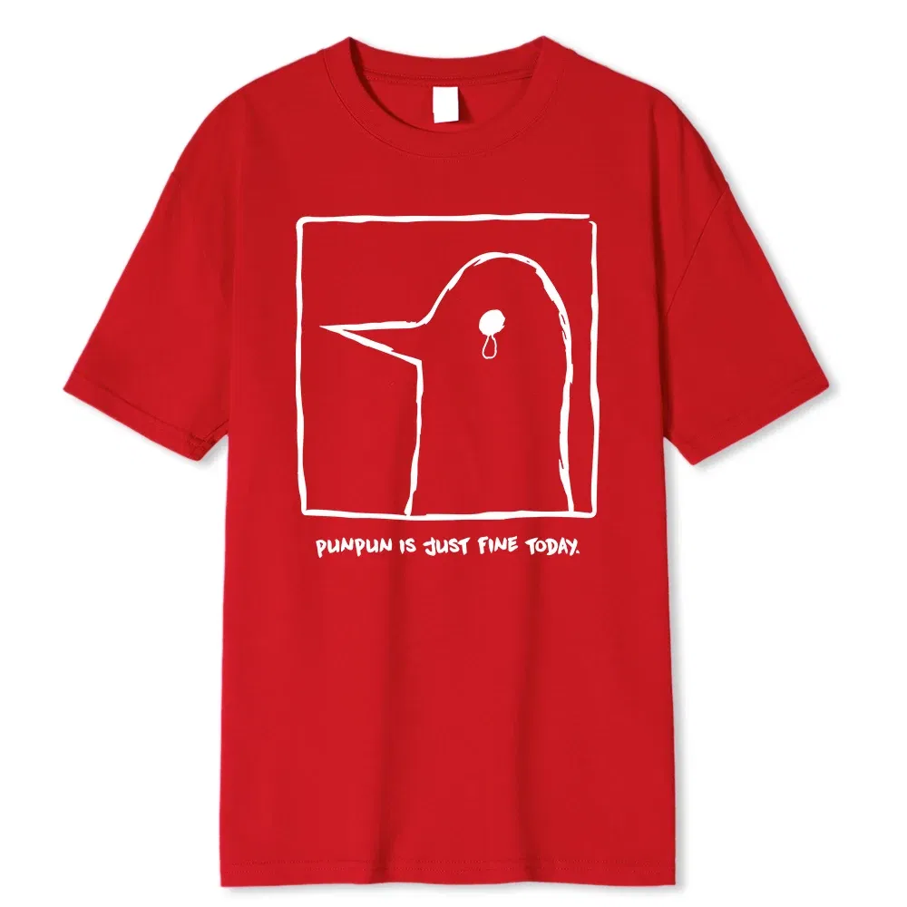 Color: Brown, Size: S - Oyasumi PunPun Modal Print T-Shirts Funny Anime Streetwear Camisetas Men Women Short-sleev Fashion Harajuku Cartoon Tee Shirt
