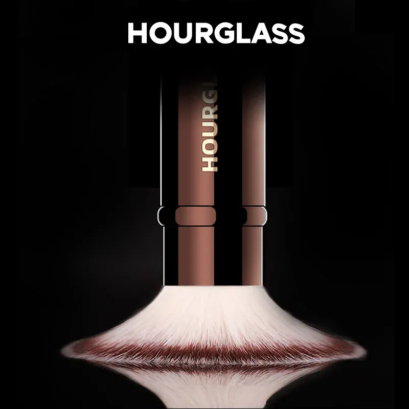 Handle Color: light green - Hourglass Makeup Brushes Powder Foundation Concealer Blusher Bronzer Eye Shadow Eyebrow Eyeliner Sculpting Brush