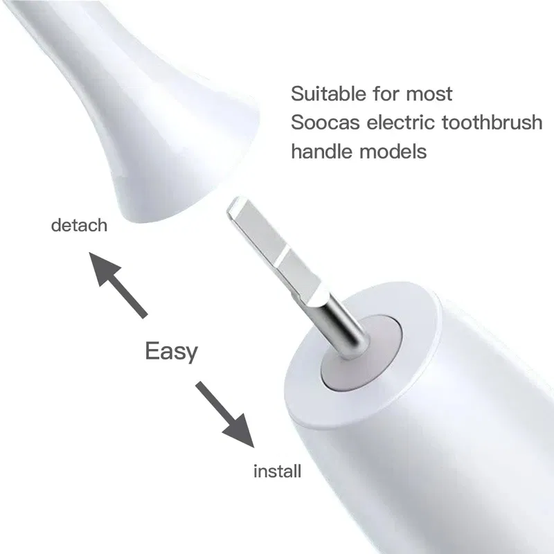 Color: multi - Replacement Brush Head For Xiaomi Electric Sonic Toothbrush Soocas X5 X3 X1 X3U SOOCARE Soft Dupont Bristle Replaceable Heads