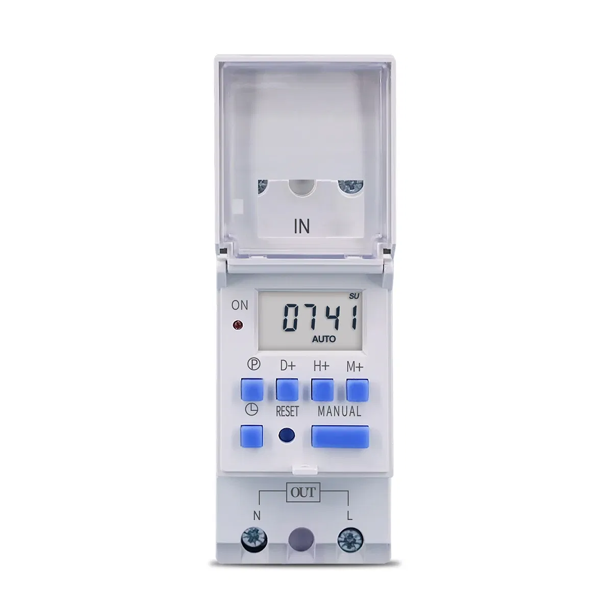 Size: M, Current Range: Current Range 1 - New type Din Rail 2 wire Weekly 7 Days Programmable Digital TIME SWITCH Relay Timer Control AC 220V 230V 12V 24V 48V 16A