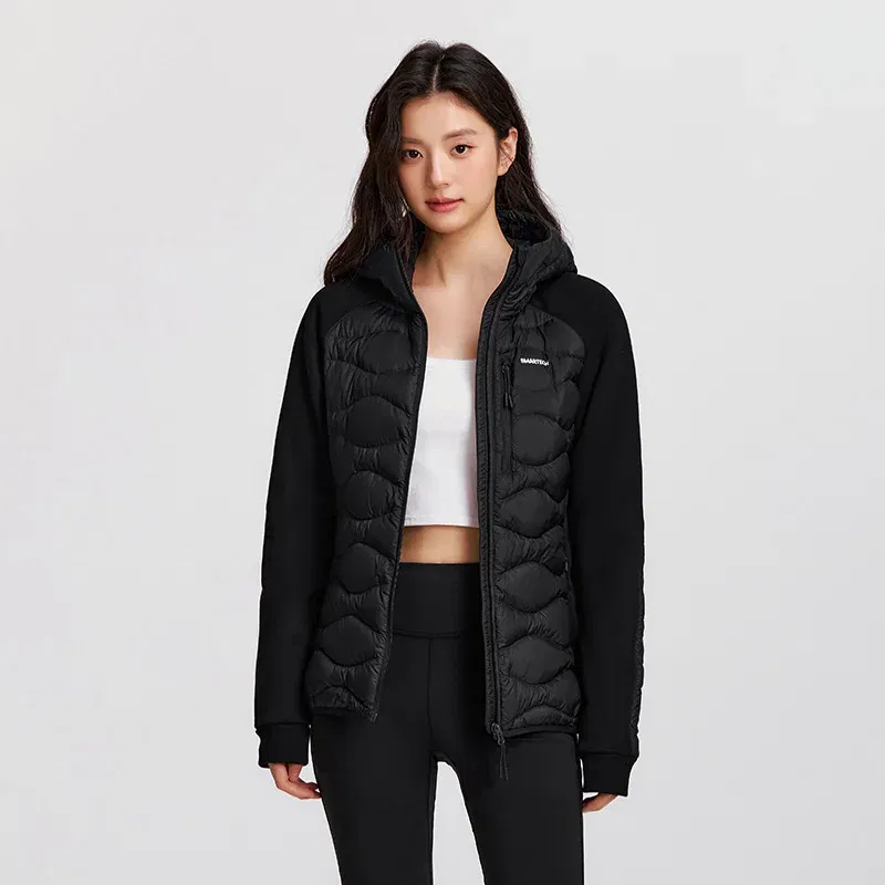 Semir Down Coats Women Slim Fit Patchwork Waterproof Fleece Raglan Sleeve 2025 Winter Clothes Woman New in Coats & Jackets
