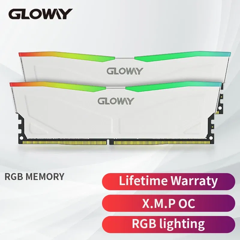 Memory Capacity: 8GB - Gloway Memoria RAM 3200mhz 3600mhz RGB DDR4 (8GBX2pcs) Memory DIMM 16GBx2pcs For Computador Desktop
