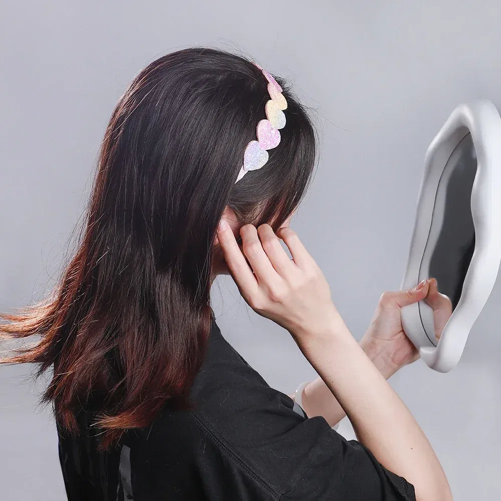Color: Dark Khaki - 1pcs Fashion Glitter Kids Hair Band Lovely Bow Stars for Headband Girls Cute Colors Hair Tiaras Hairbands Hair Accessories Gifts