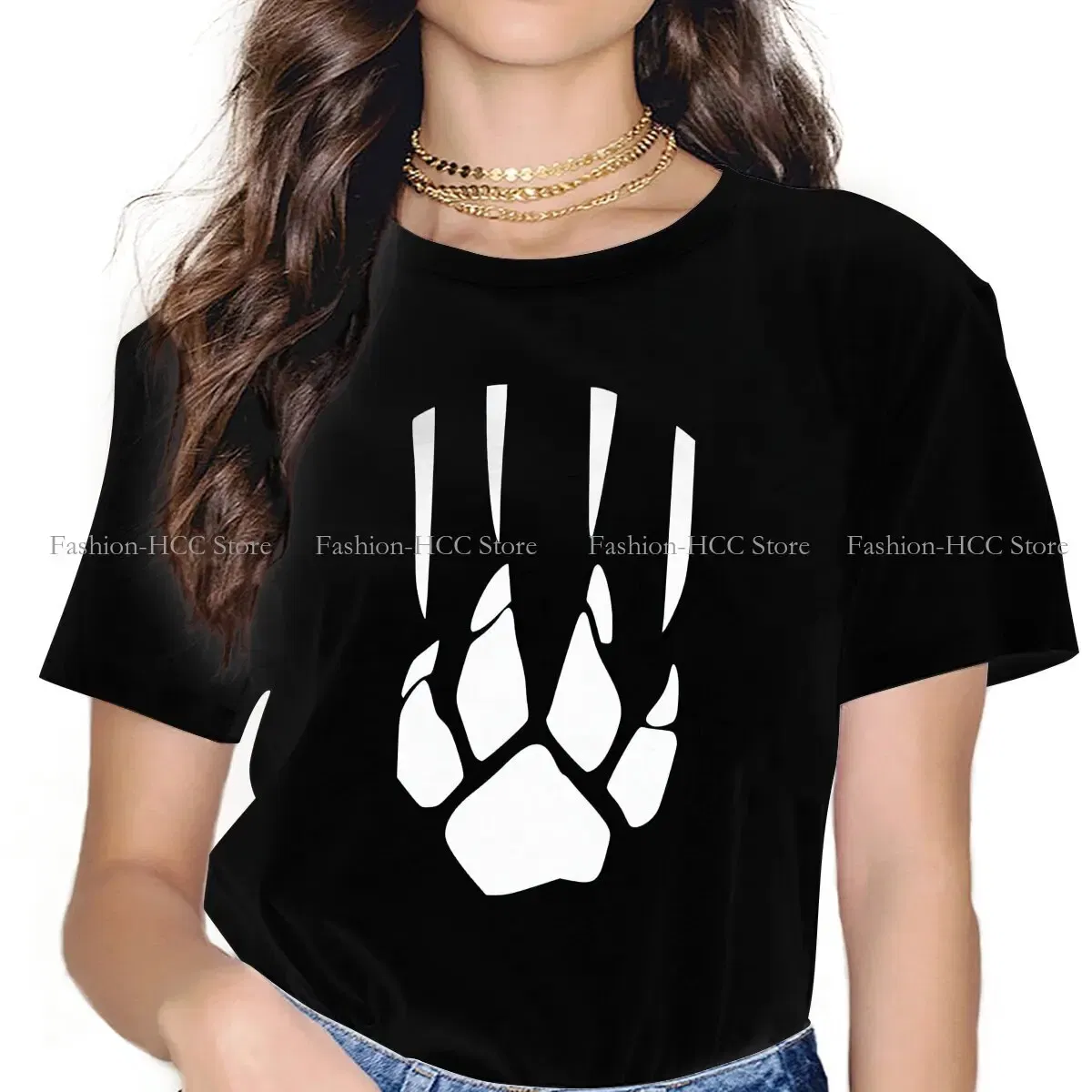 Color: WHITE, Size: L - Bloodhound Casual Polyester TShirt Apex Legends Game Printing Streetwear Casual T Shirt Women