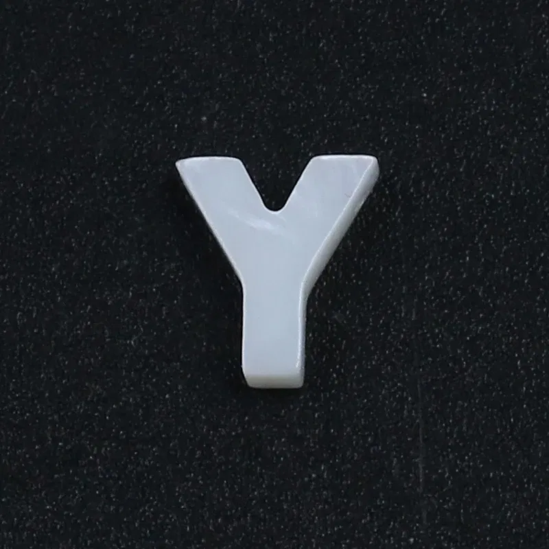 Color: plum - Trend DIY Handmade Vertical Capital Letter Pendant Beads Jewelry Making Accessories Necklace Bracelet Letras Materiales