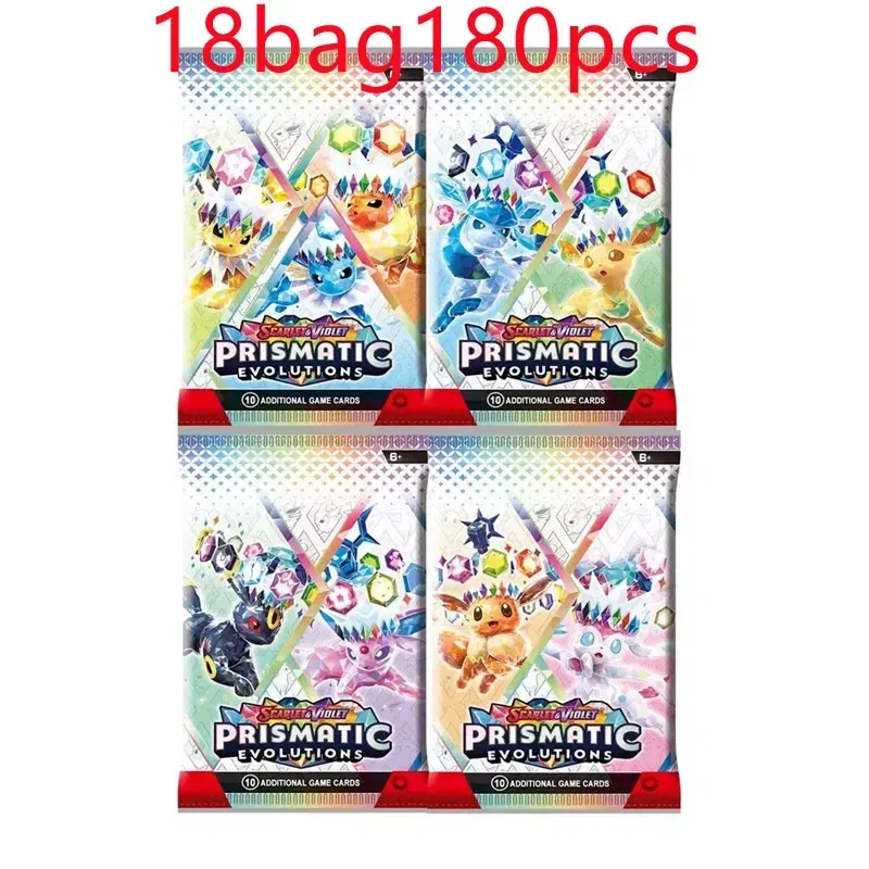 Color: one - *Prismatic Evolutions 360Pcs Pokemon Card Journey Together Stellar Crown 151 Ultra Prism English Booster Battle Transaction *///
