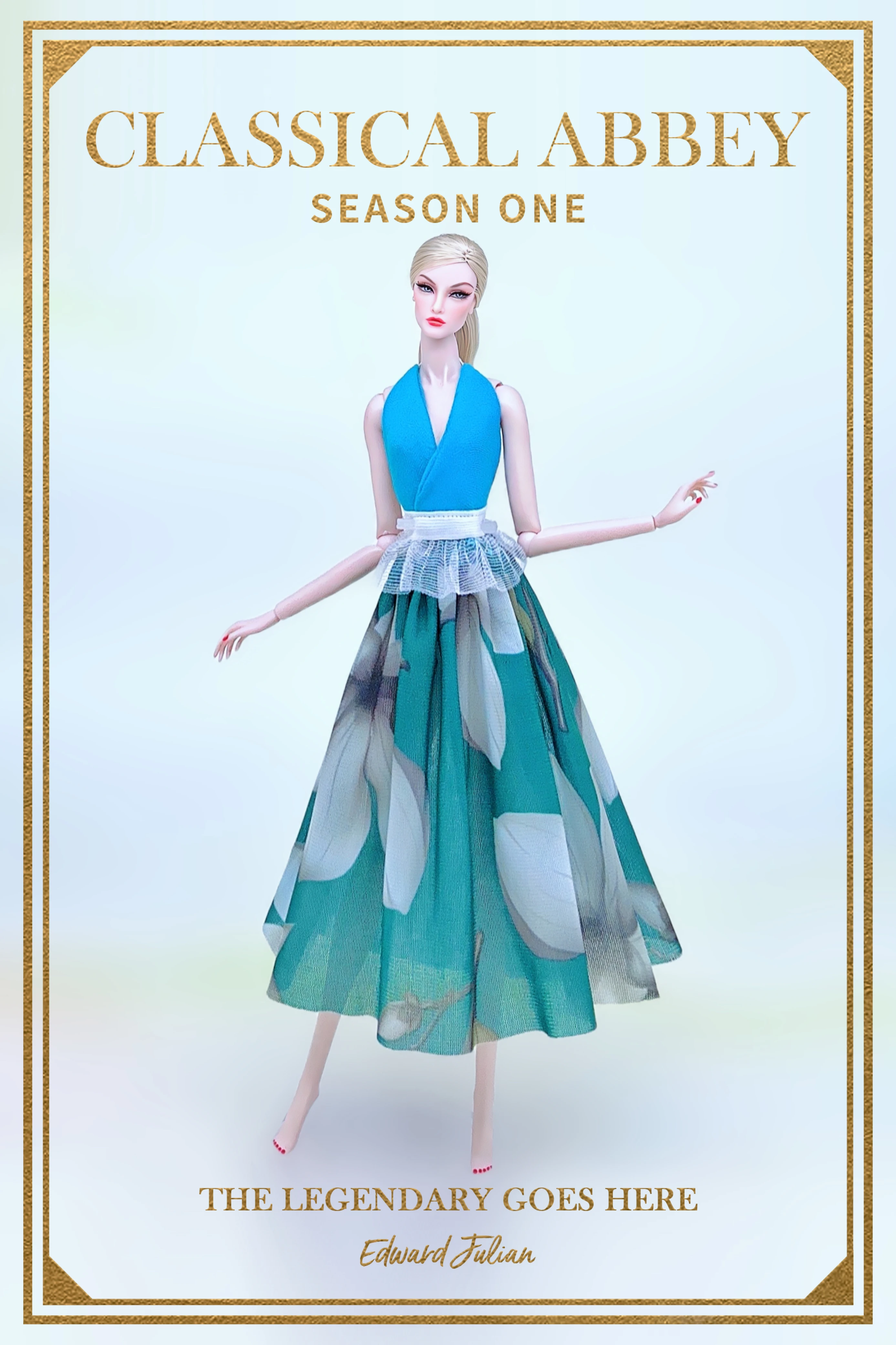 Color: VIOLET - for denim clothing for barbie