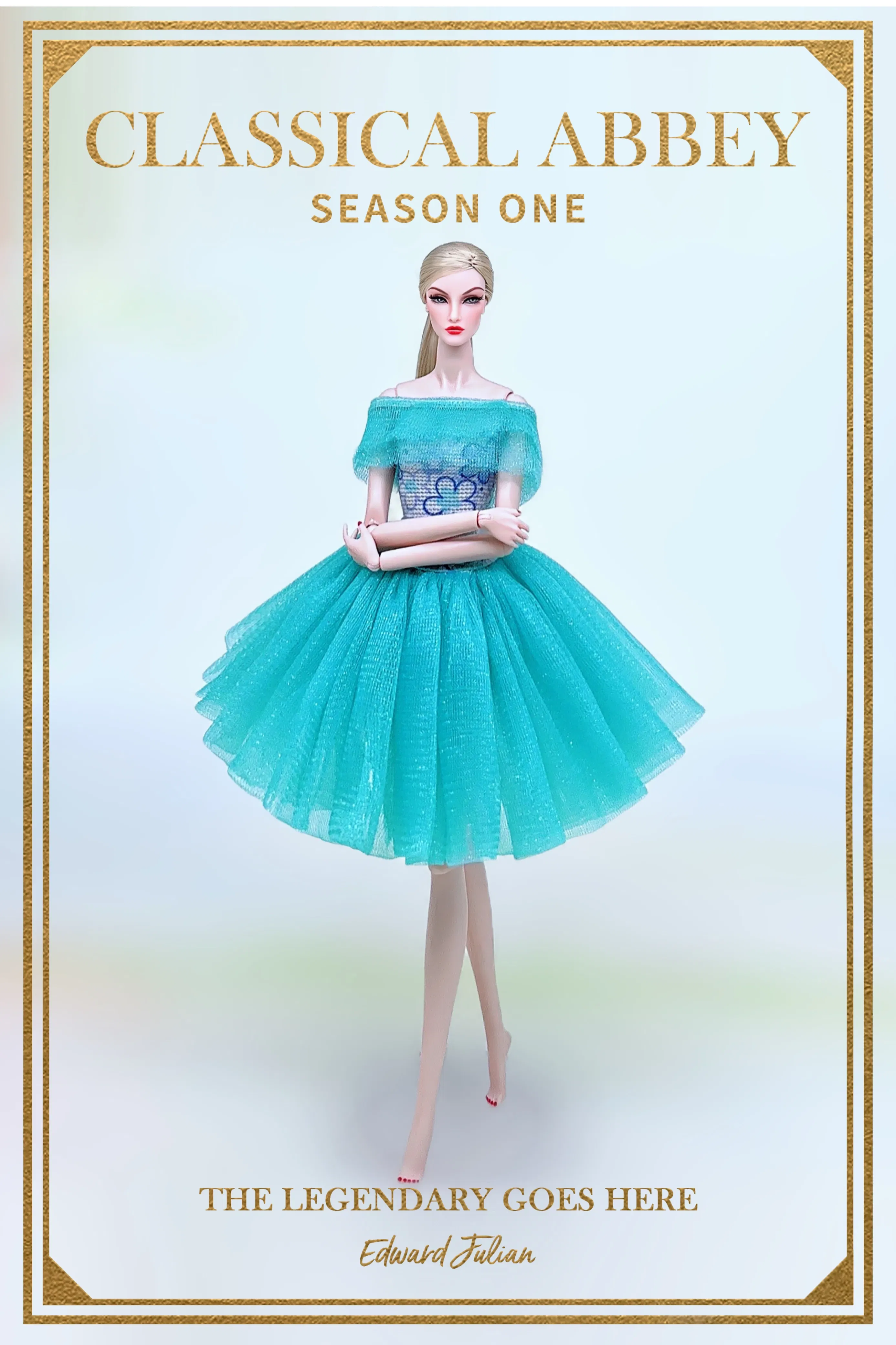 Color: VIOLET - for denim clothing for barbie
