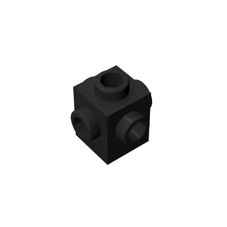 Color: PURPLE - Gobricks GDS-650 BRICK 1X1 W. 4 KNOBS compatible with lego 4733 children's DIY Educational Building Blocks Technical