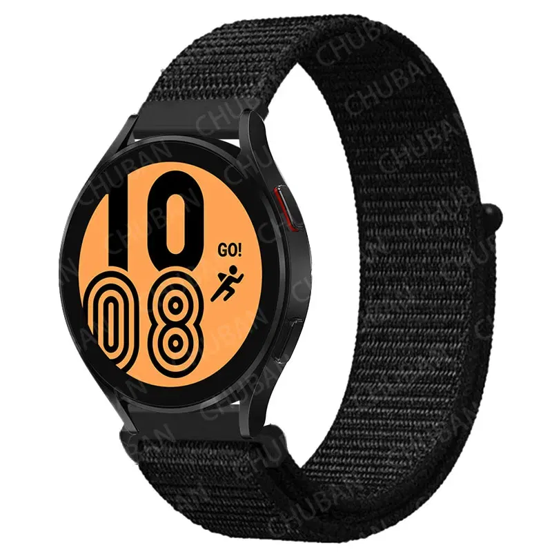 Band Color: White Black, Band Width: 20mm - 20mm/22mm nylon Band