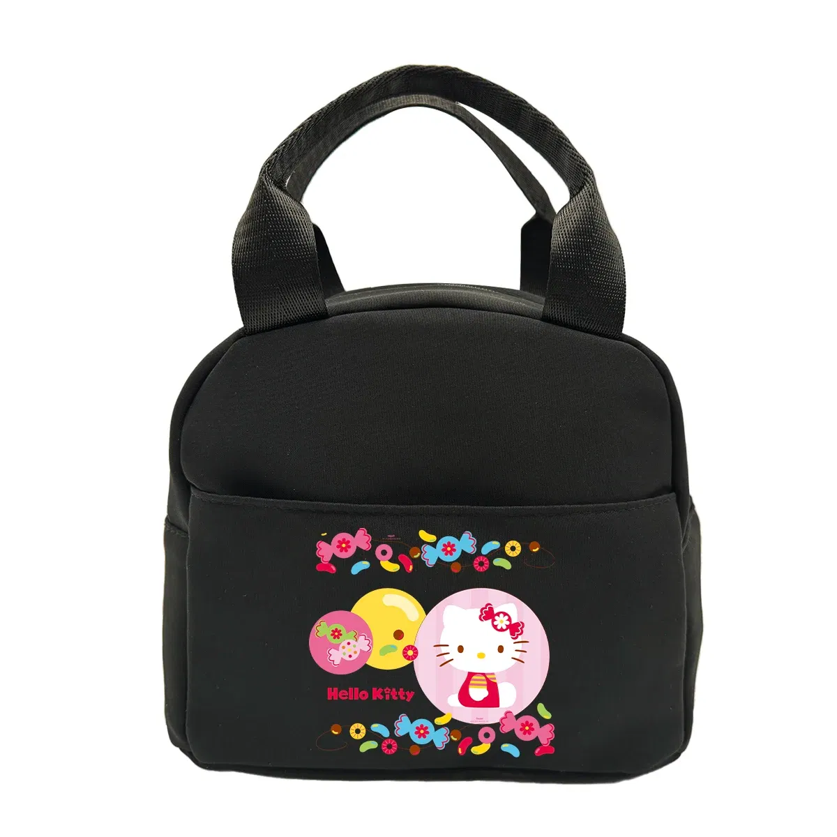 Color: green - Hello Kitty Children's Lunch Bag Primary School Lunch Box Bag Children's Best Gift Cartoon Mochila Best Gift for Children