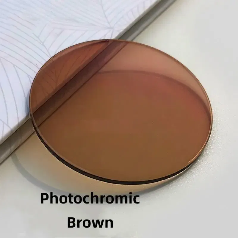 Lenses Color: Blue, Lens Index: 1.56 - FIRADA 1.56 1.61 1.67 1.74CR-39 Scratch-Resistant Aspherical Optical Prescription Myopia Reading Photochromic Sunglasses Lens
