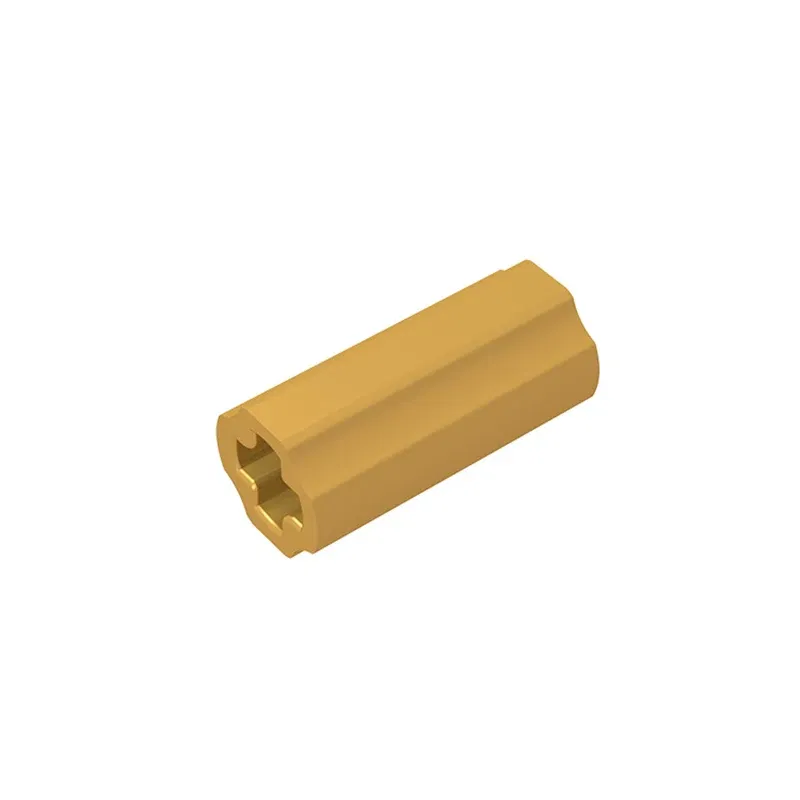 Color: Dark Tan - Gobricks 10PCS Bricks Connector 2L compatible with 59443 pieces of children's toys building blocks Part Children's Birthday Gift