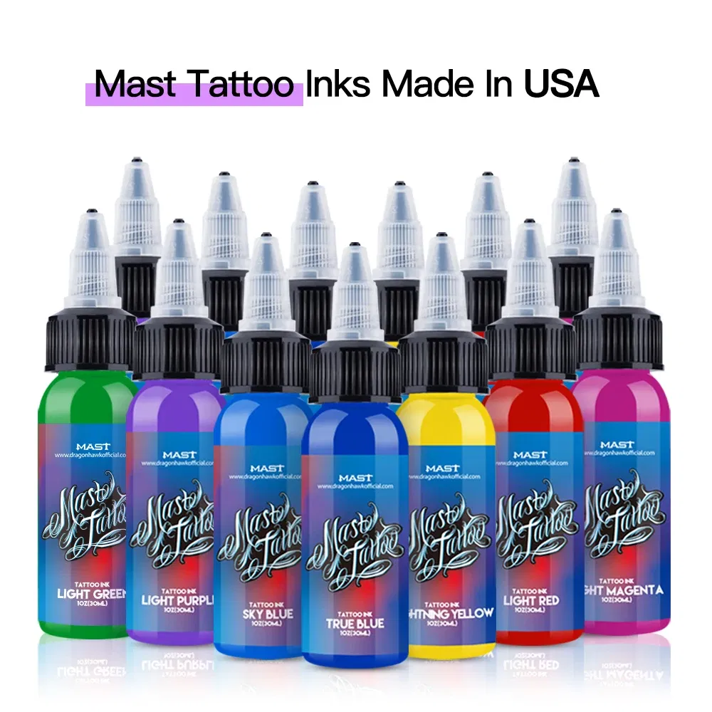 Genuine MAST Tattoo Professional Pigment Natural Plant Tattoo Ink Set High Quality Tattoo Supplies for Body Art