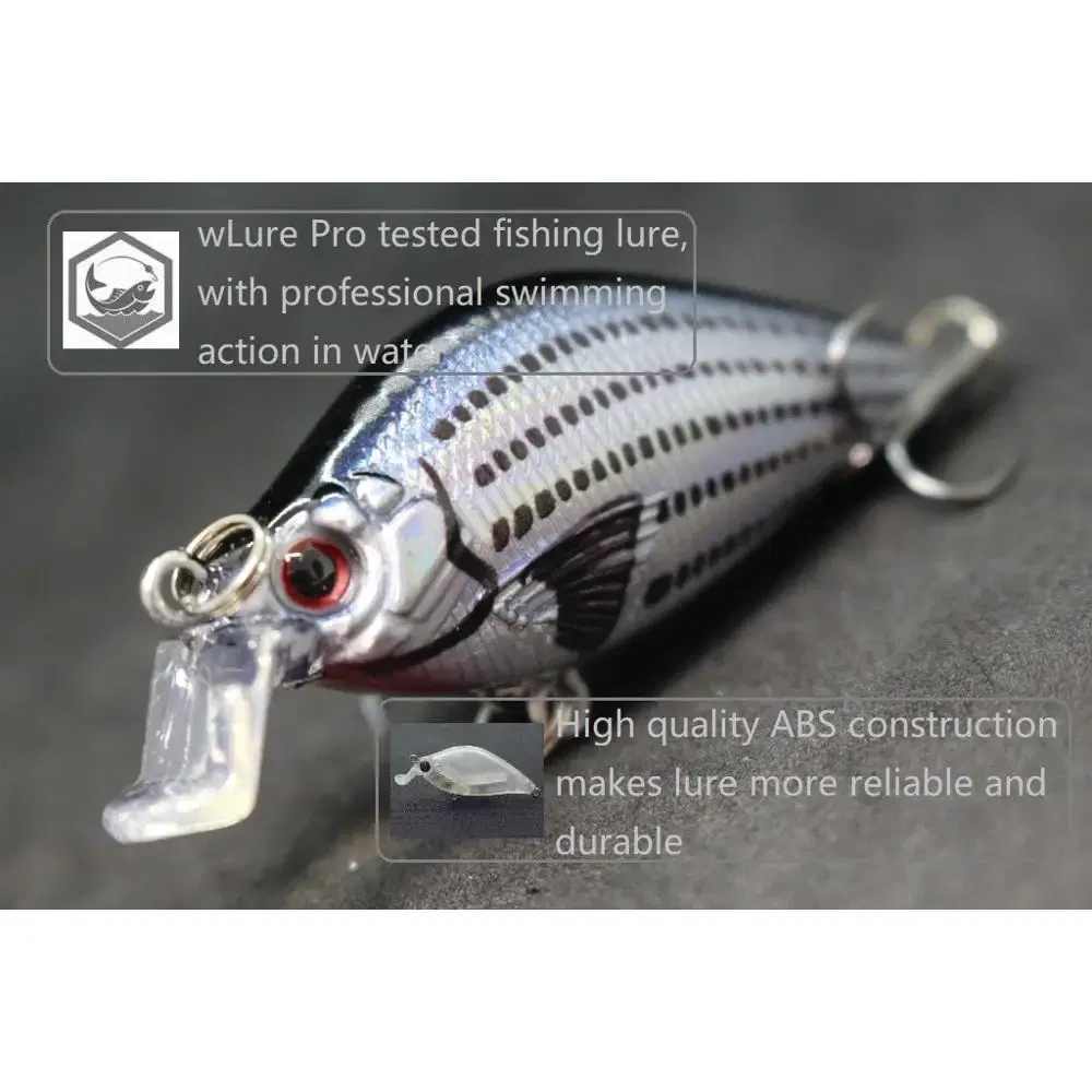 Color: Navy Blue - wLure Fishing Lures 6.4cm 8.6g Crankbait Wobbler Hard Bait Pike Fishing Carp Artificial Bait 2023 Colors Fake Lure C503