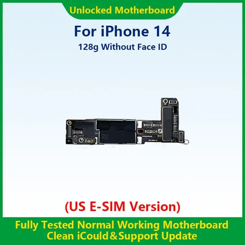 Color: MULTI, Ships From: CHINA - Top 100%Working Fully Tested Mainboard For iPhone 14 Pro Max Unlocked Motherboard With Face ID Cleaned iCloud US E-SIM Version
