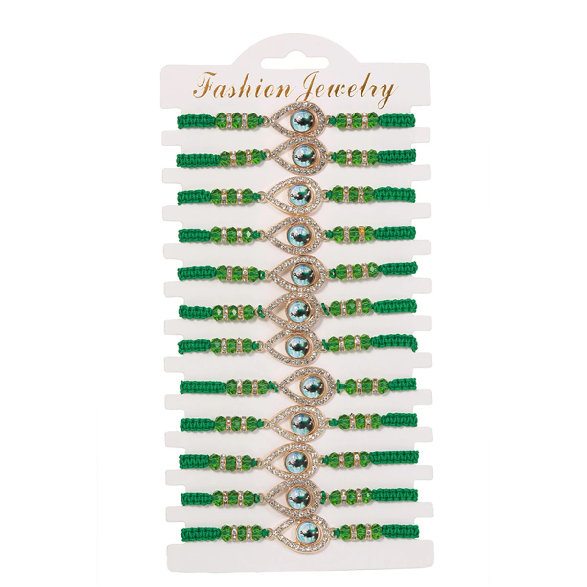 Metal Color: Silver Plated - 12 Pieces Mexican Bracelets Saint Jude Bracelet Catholic Green Handmade String Bracelets San Judas Tadeo Rosary Bracelet Gift
