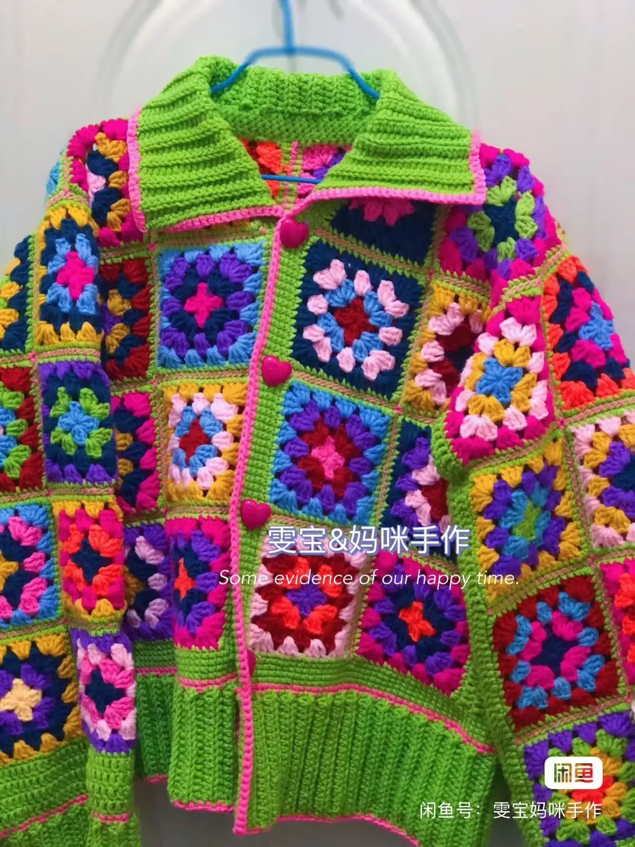 TIYIHAILEY Knitting Crochet Women Hand Made Autumn Winter Outerwear Full Sleeve Flower Cardigan Single Breasted Coat Sweaters