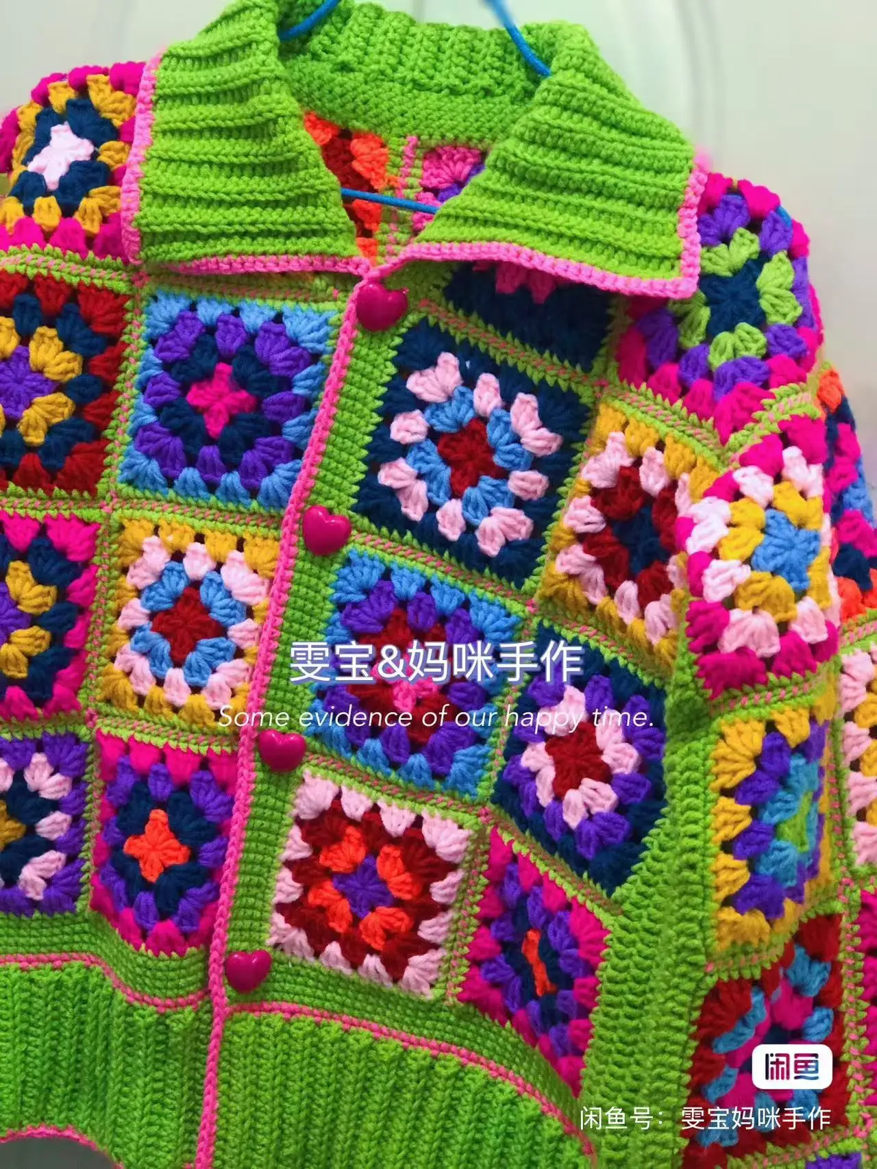 TIYIHAILEY Knitting Crochet Women Hand Made Autumn Winter Outerwear Full Sleeve Flower Cardigan Single Breasted Coat Sweaters