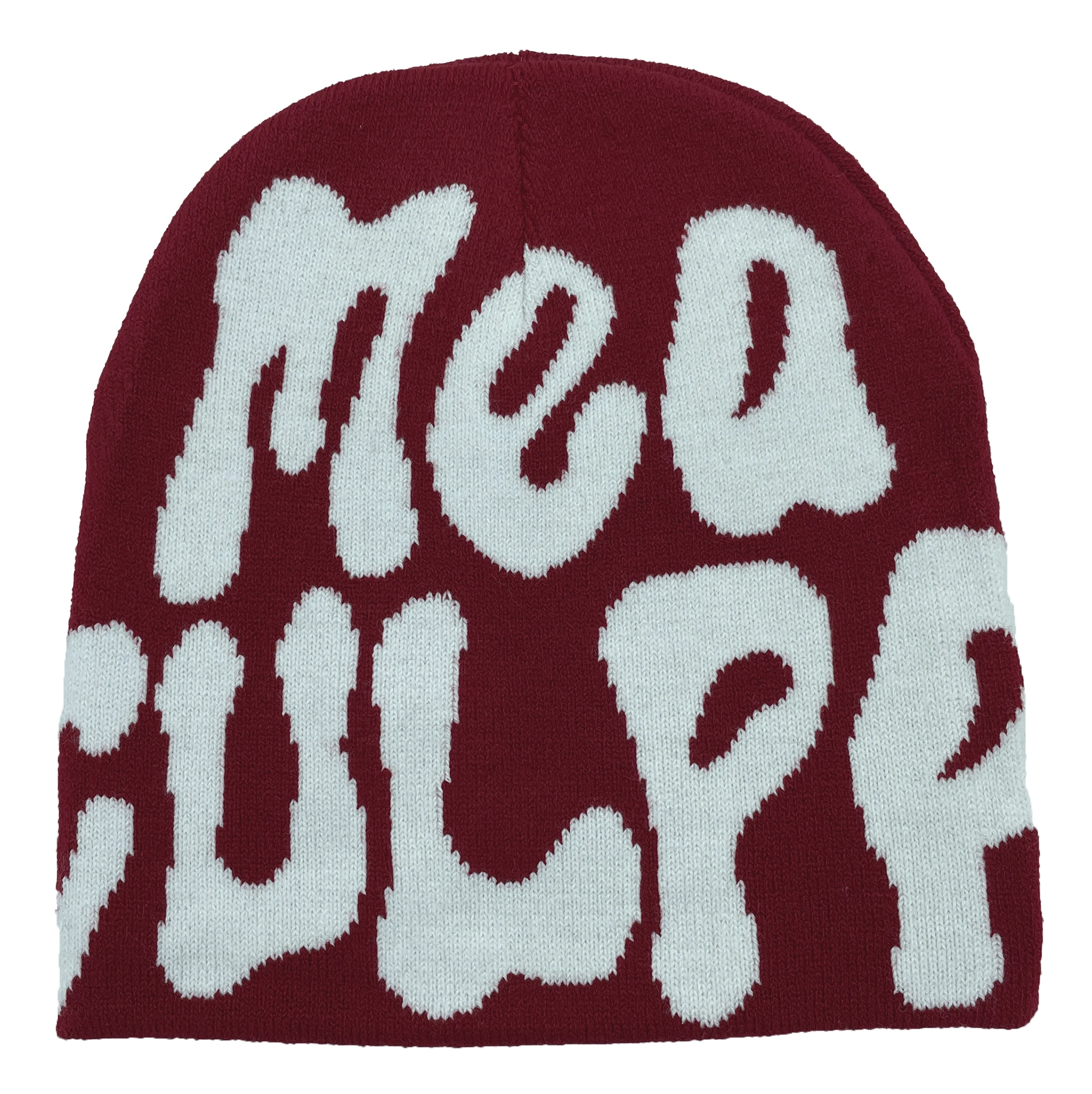 Color: Red - Y2K Knitted Hats Men's And Women's Jacquard Hats Outdoor Riding Europe And The United States Fashion Warm Hat