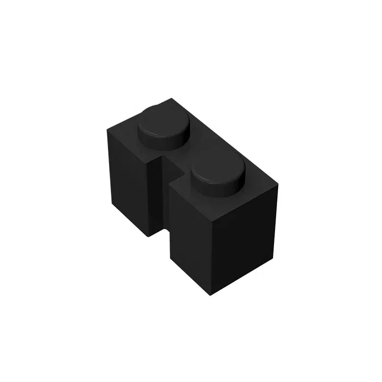 Color: VIOLET/?«?—?…° - Gobricks GDS-798 BRICK 1X2 W. GROOVE compatible with lego 4216 children's toys Assembles Building Blocks Technical