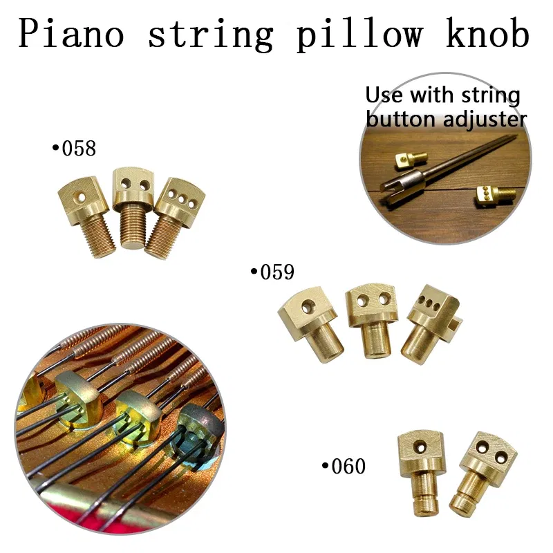 Color: Yellow - piano tuning tool 058 059 060 Pinch button Bass, midrange, treble adjustment
