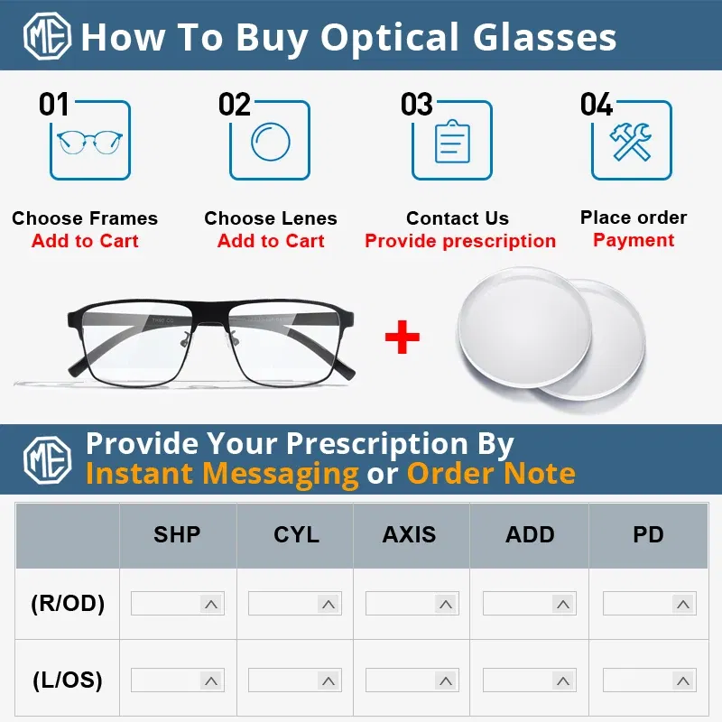 Lenses Color: Orange, Lens Index: 1.56 - MERRYS Photochromic Gray Green Brown Pink Purple Blue Series 1.56 1.61 1.67 Prescription Glasses Lenses For Myopia Hyperopia