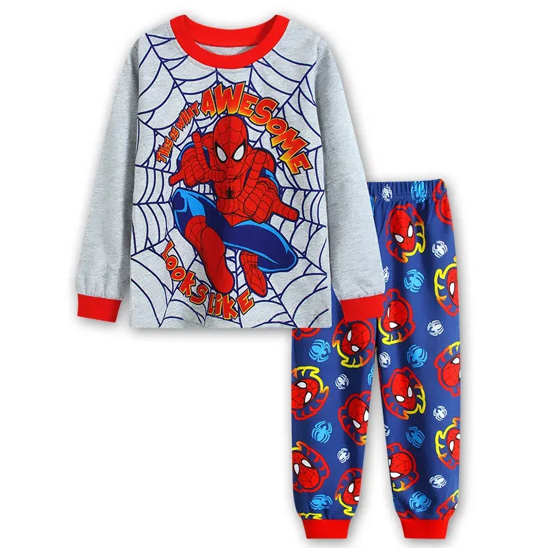 Color: Brown, Kid Size: 8T - kids pajamas set baby pijama boys animal sleepwear girls cute soft nightwear children clothing homewear