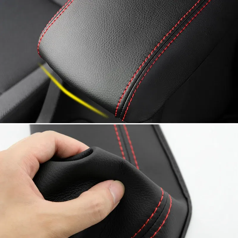 For Toyota Corolla E210 2019 2020 2021 2022 2023 Microfiber Leather Car Center Console Armrest Box Cover Protection Pad  Trims