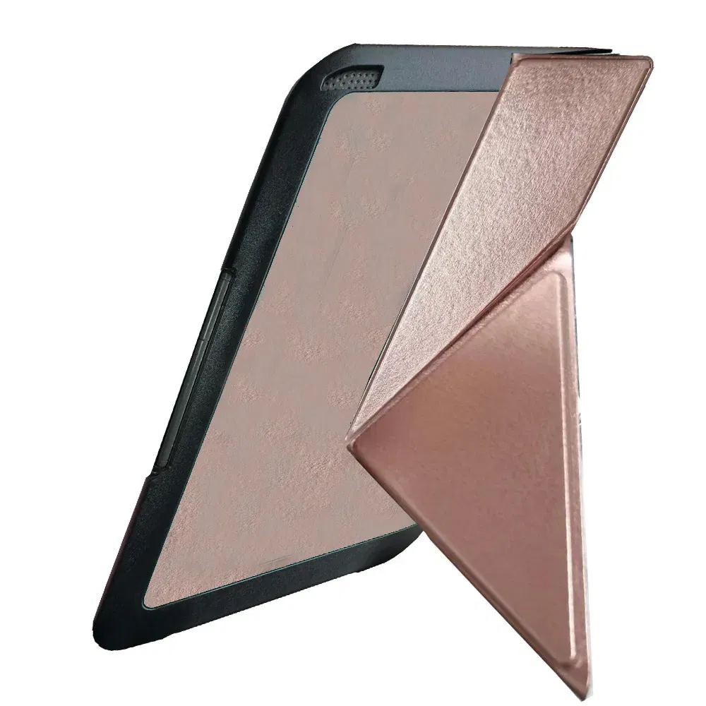 Color: Champagne - Lightweight Stand Case For Kindle Keyboard 3rd Gen Leather Cover Reader Kindle3 Kindle D00901 Flip Folio Magnetic Closure