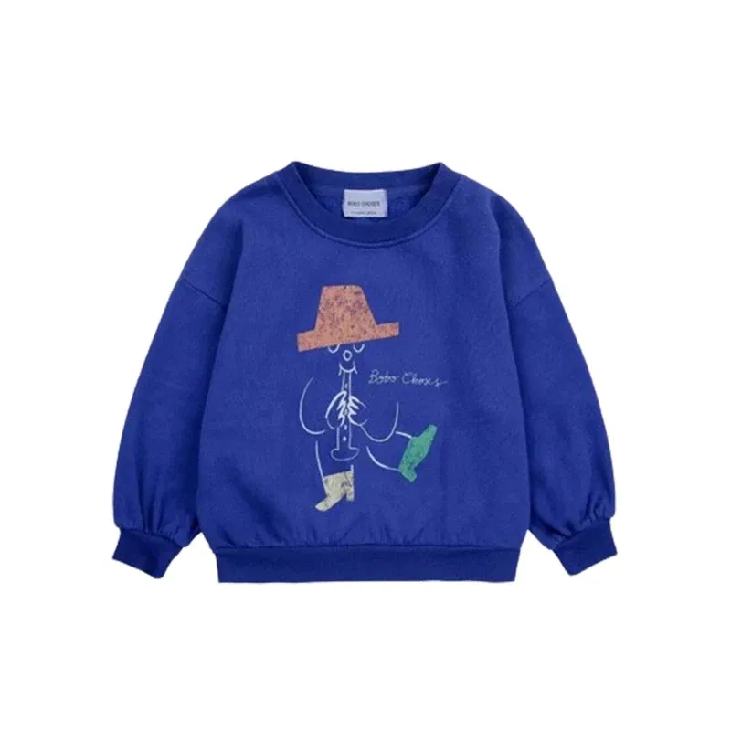 Color: green, Kid Size: 6 - Children's Spring Autumn Hoodie Cartoon Print Unisex Sweatshirt European Style Top for Boys And Girls