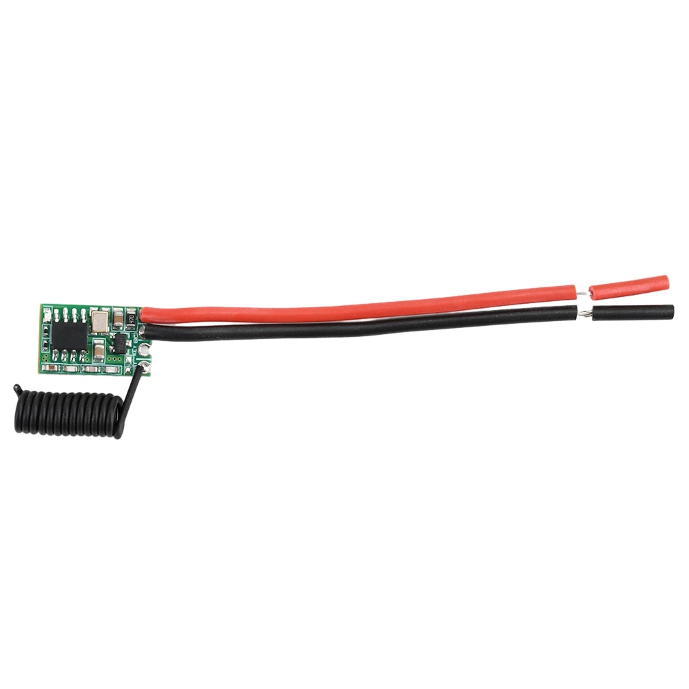 Color: Beige - DC 3V-24V 433MHz Wireless Remote Control Switch Long Range Mini Receiver and 433 MHz Transmitter LED Remote Control Power Supply