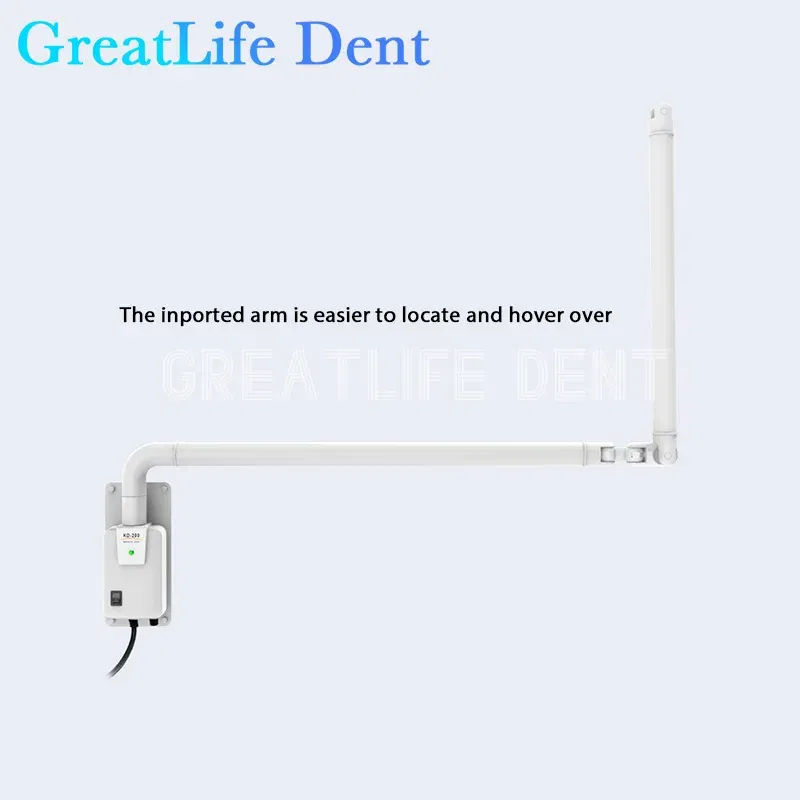 Ships From: CHINA, Color: Orange - GreatLife Dent Wall-Mounted 36w 12Leds Lamp Dental Oral Light For Dentistry Clinic Operation Shadowless Surgical Lamp