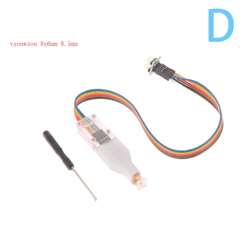 Color: Blue - Sop8/w-son Chip Download Burn Write Probe Spring Needle Flash Chip Burner Cable