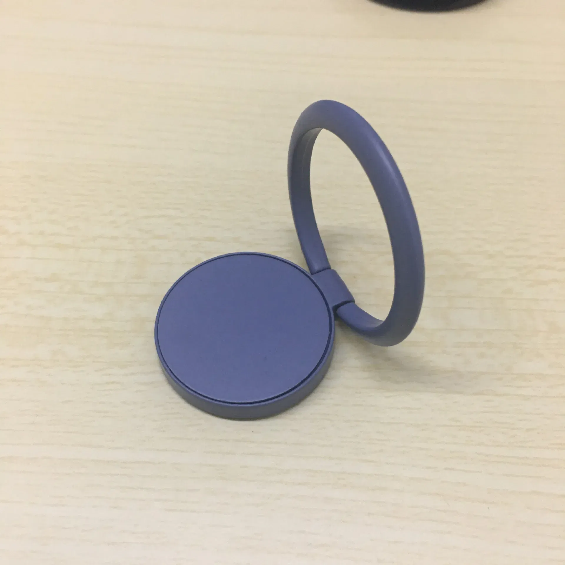 Color: Pink - Ring Buckle Phone Holder Stand All Metal Paint Mobile Phone Buckle Finger Ring Phone Holder for Phone Iphone Accessories
